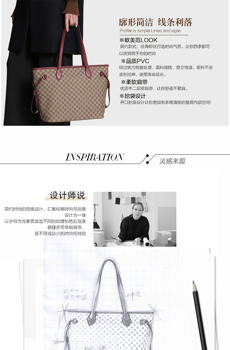 burberry格子托特包 oimei格子女包單肩包女大包休閑包包手提包挎包女韓版簡約托特包 burberry格子