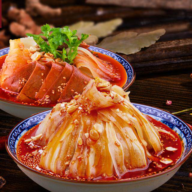 廖记夫妻肺片 红油耳片1080g 四川成都特色小吃 麻辣鲜香川味凉菜