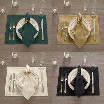 The quality is too touching Mediterranean double-layer thick jacquard brocade fabric American European style Western mat