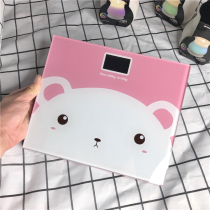 Very Cute Home Glass Small Bear Durable Goddess Dormitory High Precision Weight Scale Electronic Scale