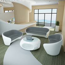 Office sofa Oval shaped Bank Supermarket KTV shopping mall reception room Institutional leisure area Qiaodan villa combination