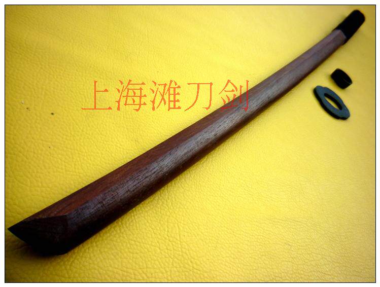 拳神 日本剑道 木剑木刀合气道剑道专用木刀居合练习黑色榆木好质