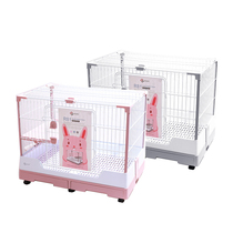 Dayang R81 Double Drawers Anti-Spray Urine Breeding Cage Large Rearing Rabbit Villa Cage With Rabbit Cage
