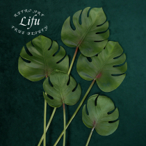 ins Nordic turquoise hand feel moisturizing turtle back leaf handzal emulation leaf green plant flower arrangement living-room decoration pendulum