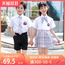 children jk uniform dress girls authentic kindergarten 7 years old elementary school students 8 years old 5 years old summer clothes 6 girls classwear set full set