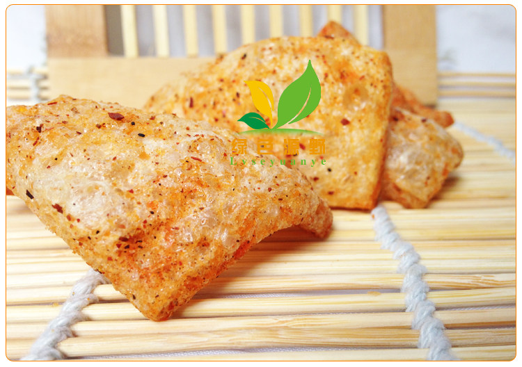 云南特产特色美食芒市傣族猪泡皮(干) 炸猪皮香辣酥脆购买5袋包邮