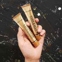 Small gold pipe flawless paste pimple covered with pimple acne face black eye ring tattoo scar powerful powder base liquid