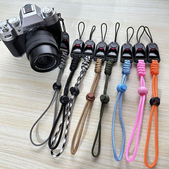 SLR camera micro single wrist strap hand rope hand braided paraglider anti-loss personalized simple accessories multifunctional
SLR camera micro single wrist strap hand rope hand braided paraglider anti-loss personalized simple accessories multifunctional