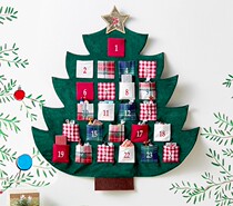 A variety of beautiful and practical decorations Christmas tree pendants flag calendar Santa Claus deer soft clothes