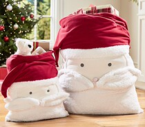 Embroidered Santa Claus snowball bag Christmas gift bag decoration Santa Bags