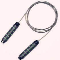 Badminton double swing skipping rope high-speed non-winding bearing steel wire cowhide basketball boxing weight loss body shaping Shanghai Zhongke