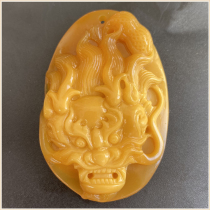 Huanglongyu Myanmar Huangyu Dragon Brand Pendant Zodiac Dragon Pendant Jade Dragon Pendant Jade Pendant One Figure with Certificate
