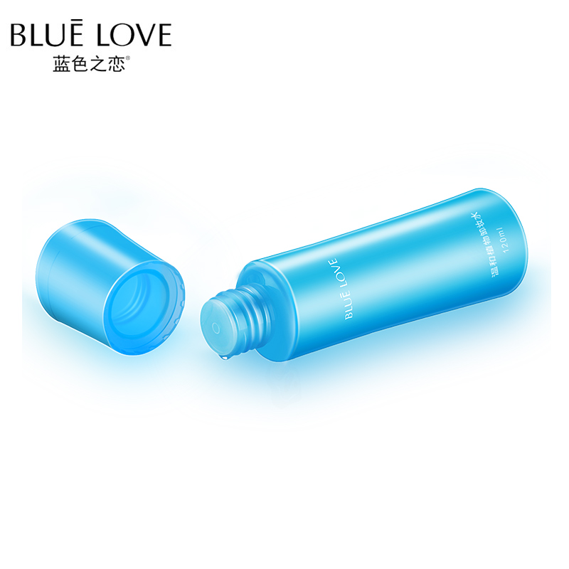 BLUELOVE蓝色之恋 温和植物卸妆水120ml 脸部深层清洁毛孔卸妆液产品展示图3