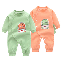 Baby Conjoined Clothing Spring Money Ultra Ocean Qi Dinosaur Khaclothes Male and female Baby Climbing to serve Spring and Autumn Thin Newborn Clothes