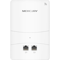 Mercury 1200M dual-band wireless 86 panel AP Hotel wifi dual network port PoE power supply MIAP1201P