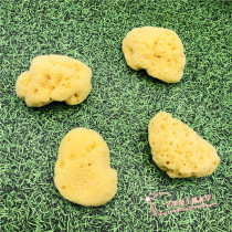 Greek natural sponge velvet a grade sponge decolorizing sponge 3 5 inches 8 7cm face wash makeup remover small