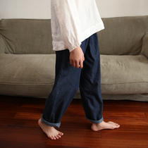 Lacquer Set Out Spring Autumn Summer New Pint Children Full Cotton Denim Jeans Thin girl casual long pants