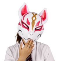 Skyfox Mask Fort Night Cos Pink Bear Fox Head Cover Animal Tikyung Game Animation Prop Halloween