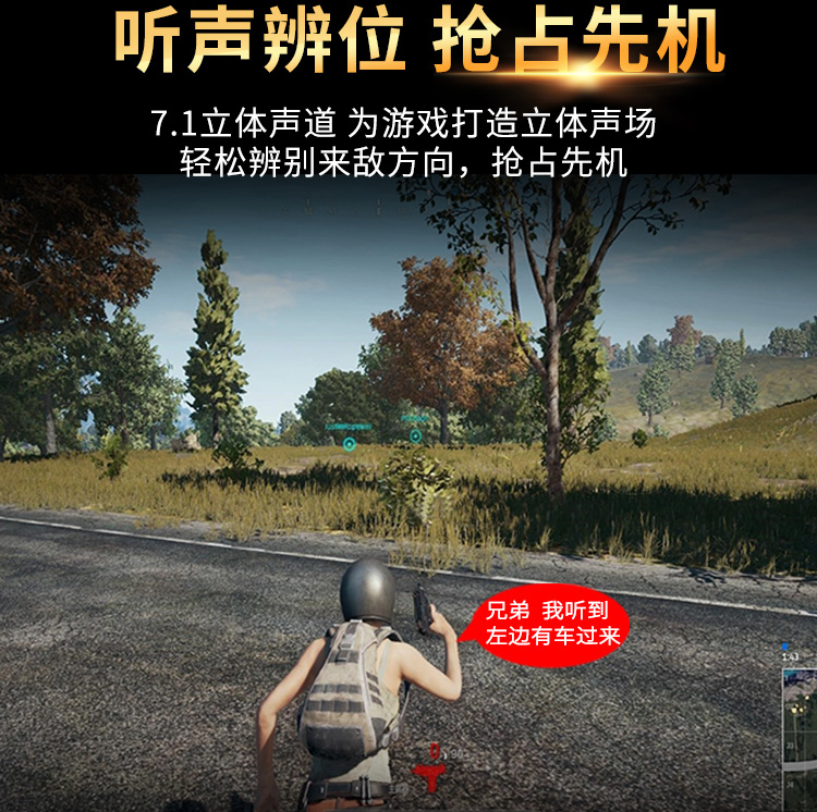 【入耳式耳机电脑手机游戏电竞吃鸡耳机带麦手