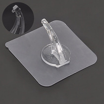 Transparent small and light storage and finishing adhesive hook strong adhesive multifunctional non-perforated and non-marking household clothing hook