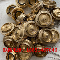 Fire hydrant cover 50mm type national standard fire hydrant cover all copper cover pipe tooth leather dragon hook plug