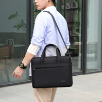 Paul Business Briefcase Oxford Cloth Handbag Male Canvas Large Capacity Computer Bag Crosswalk Hand Carrying Man Bag