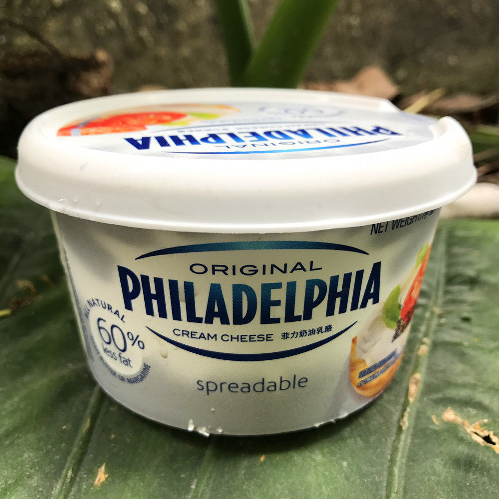 kraft 菲力低脂芝士涂抹酱philadelphia cream cheese spreadable_不