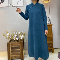 Spring dress female loose cover meat long by age L knitted knee bottoming skirt 2020 nian 5023