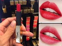 YSL Yves Saint Laurent Autumn 2018 new product matte square tube thin tube small gold bar 21 09 17 23 18