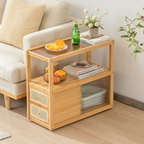 Sofa Side Cabinet Side Cabinet Removable Side Few Corners A Few Living Room Small Tea Table Side Table Glass Small Table Shelve