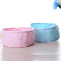 Velcro hair band headband solid color wash face wrap headscarf beauty salon turban wash makeup headscarf