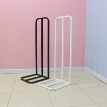 Floor-to-ceiling warehouse partition storage iron support stacking pants finishing storage baffle L clothing store display rack
