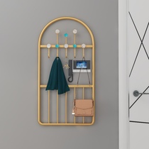 Nordic ins Wall hangers Household entrance coat rack Apartment hotel mini clothes rack Bedroom space saving