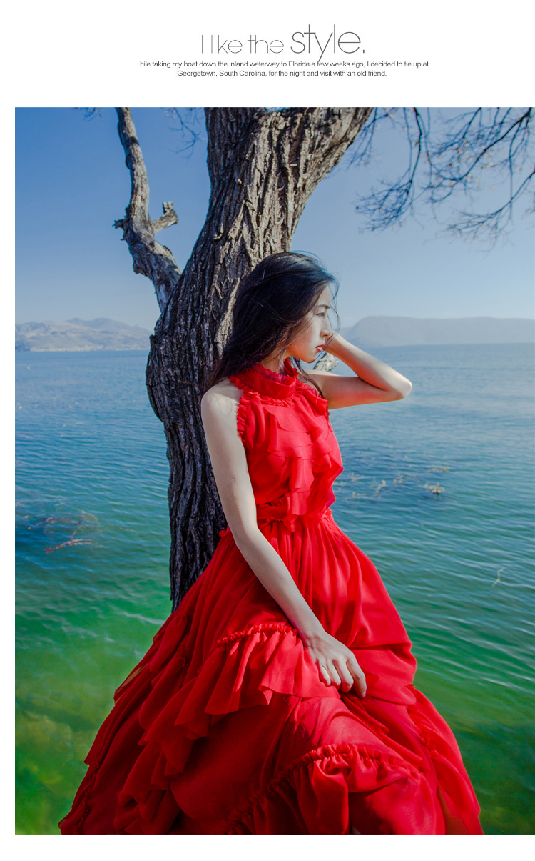 2019年春季通勤立领长裙女装_网批女装_服装货源批发网