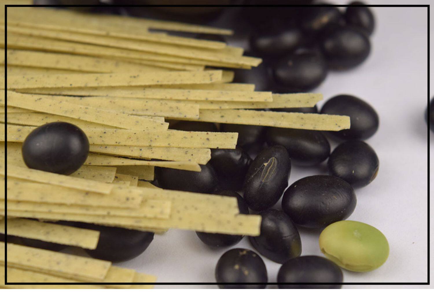 河北农村杂面火锅面黑豆杂粮面条粗粮挂面豆面条乡下老味道薄_券券哥