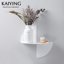 Kaiying Nordic ins creative Stainless steel non-perforated bathroom corner rack shelf Bathroom hardware pendant three colors