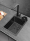 Nano-embossed Kitchen Sink Small Size Wash Basin 단일 탱크 좁은 긴 측면 장착 식기 세척기 바 미니 풀 Nano-embossed Kitchen Sink Small Size Wash Basin 단일 탱크 좁은 긴 측면 장착 식기 세척기 바 미니 풀