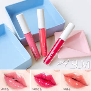 唇彩innisfree 慕斯炫彩亮泽唇彩 悦诗风吟 盈亮水润唇釉 水晶玻璃唇