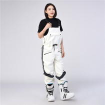 Single-board ski belt pants male waterproof and cotton tide dazzling reflective couple