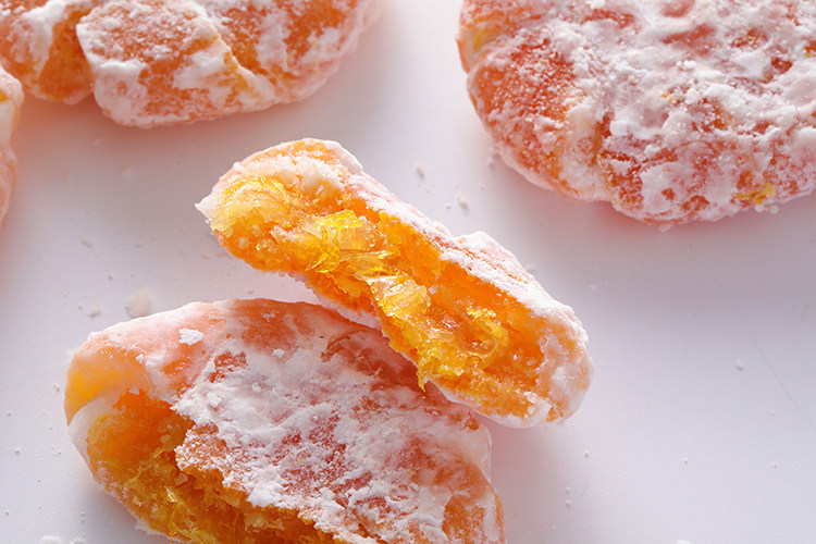 山妞红桔饼老式手工糖橘饼潮汕潮州特产柑饼零食糕点