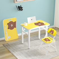 Children's desk learning desks and chairs simply fold small suits for boys and girls can student homework writing desk