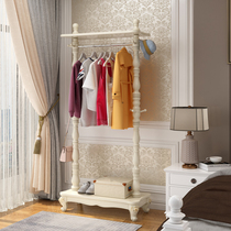 Eurostyle solid wood cloakhat rack floor shelving home minimalist living-room modern clothes rack Multi-functional clothes hangers