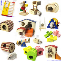 Hamster supplies hamster wooden house hamster swing hamster supplies toy hamster house pet hamster wooden toy