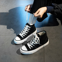 2021 Autumn Winter New Gush Warm Cotton Shoes Women Shoes 100 Hitch Sports Board Shoes Exploits Small Crowdsails Shoes