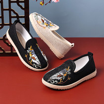 Childrens old Beijing cloth shoes Spring and Autumn Chinese style costume shoes Performance shoes Ethnic shoes Embroidered shoes Boys Hanfu shoes