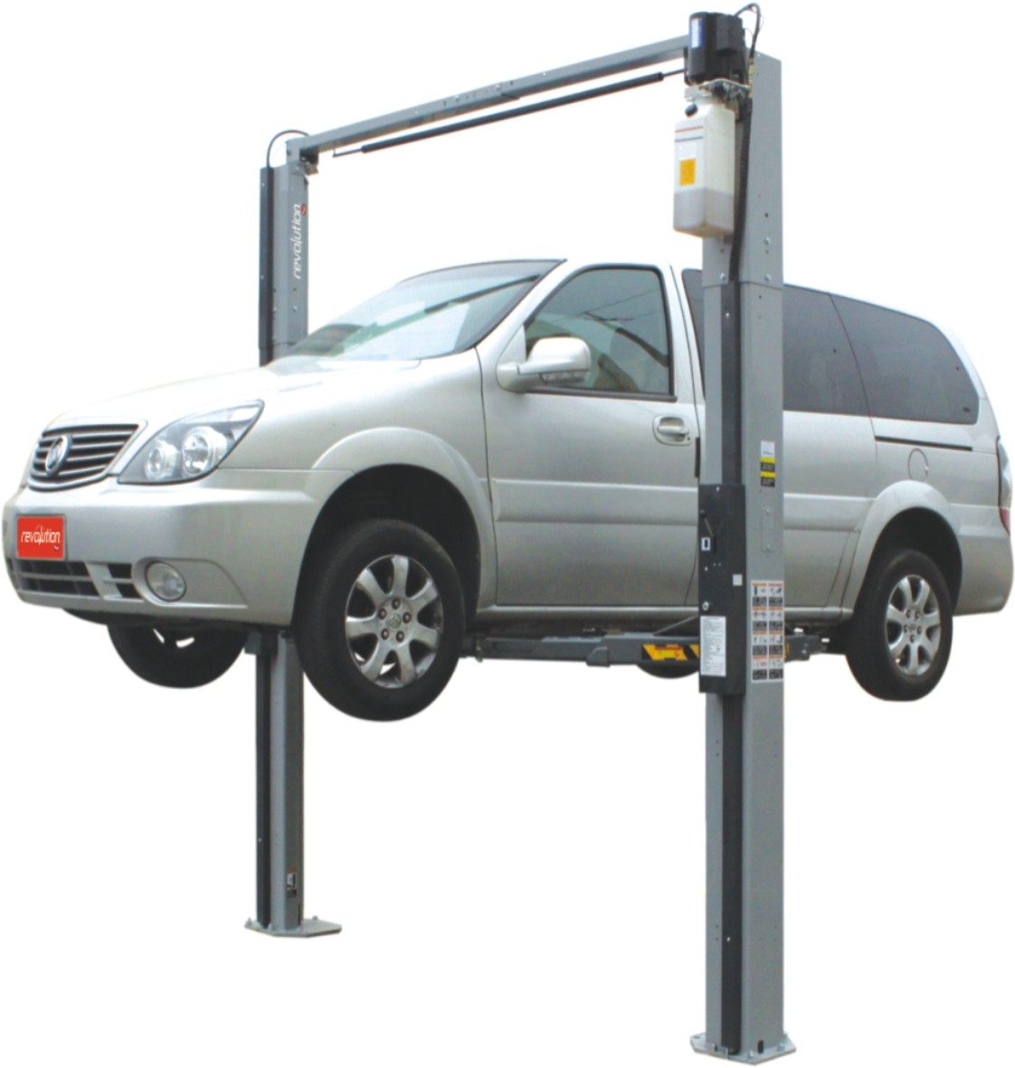 美国路特力rotary汽车举升机revolution系列龙门升降机,电动解锁