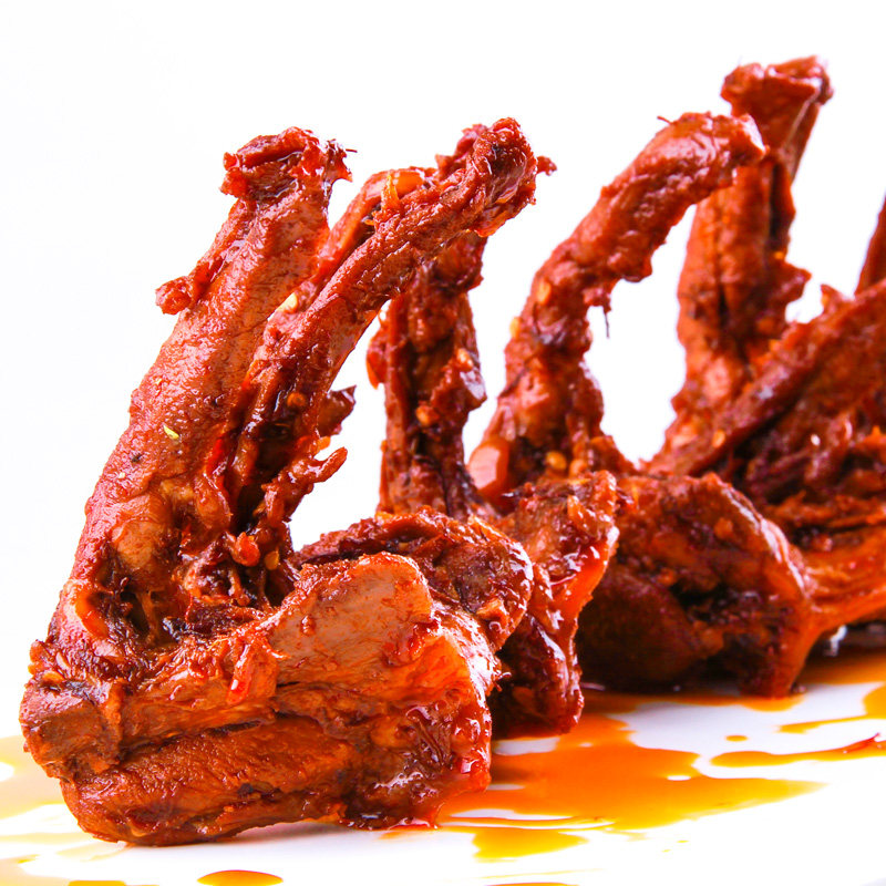 廖记棒棒鸡锁鲜装辣【卤鸭锁骨 鸡尖】四川特产