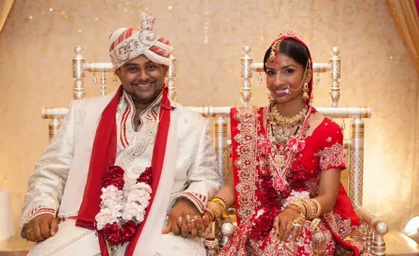 16.越南——越南的婚服和他们的传统服饰差不多,只是颜色是大红的.