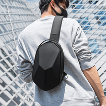 Marco Leiden's cool multi-face chest bag male slanted shoulder bag sports personality single-shoulder bag riding hard shell bag