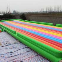 Color net red bridge swing swing bridge equipment factory direct shaking sound with the same water expansion wooden bridge inflatable air cushion hammock